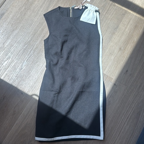 dusty blue dresses Bridesmaid Uk Sheath/Column Short Sleeves Split Lon Choker Casual Long Sleeve Midi Size:Child 5